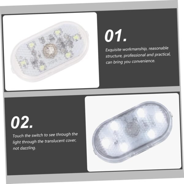 SOLUSTRE Illuminazione Per Auto Accessori Per Auto Luci Interne A Led Lampada Per Auto Controllo Della Lettura Facile Da Installare - Image 4