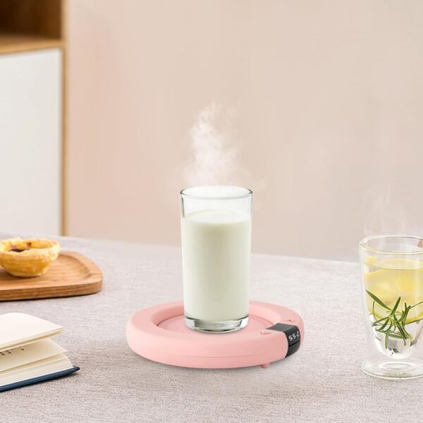 Scaldapazze, scalda tè elettrico USB con 2 livelli di calore per tè, caffè e latte e più di 10 W di potenza, indicatore LED per casa e ufficio, spegnimento automatico dopo 8 ore di cavo da 1 m - Image 3