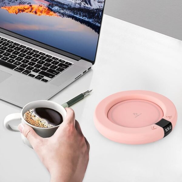 Scaldapazze, scalda tè elettrico USB con 2 livelli di calore per tè, caffè e latte e più di 10 W di potenza, indicatore LED per casa e ufficio, spegnimento automatico dopo 8 ore di cavo da 1 m - Image 8