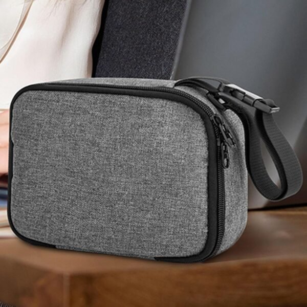 Custodia organizer tecnologica, borsa da viaggio per riporre cavi, borsa per elettronici, organizer per caricabatterie da viaggio, organizer portatile per gadget, borse tecnologiche antiurto - Image 9