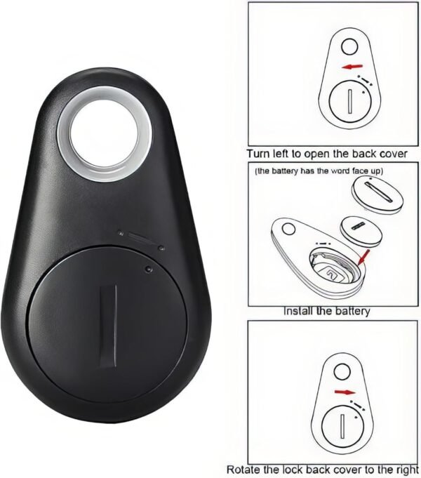 TOTMOX 4X Smart Tracker Key Finder Localizzatore Bluetooth senza fili Sensore di allarme anti-perso Telecomando per bambini Localizzazione Chiavi del telefono Portafogli Ricerca articoli per bagagli - Image 9