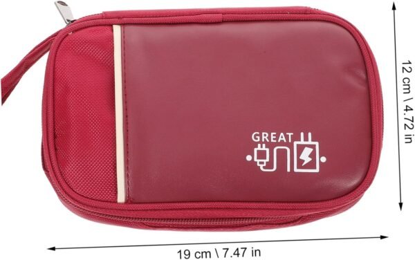 Hoement Borsa Per Accessori Da Viaggio Custodia Portatile Per Organizzatore Di Cavi Organizer Per Elettronica Custodia Per Elettronica Borsa Per Elettronica Custodia Per Caricabatterie - Image 4