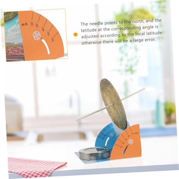 Toyvian 1 Set Tecnologia Astronomica Di Produzione Ombra Del Sole Orologio Per Bambini Playset All'Aperto Giocattolo Per I Bambini Rayan Giocattoli Per I Bambini Antica Meridiana Orologio - Image 2