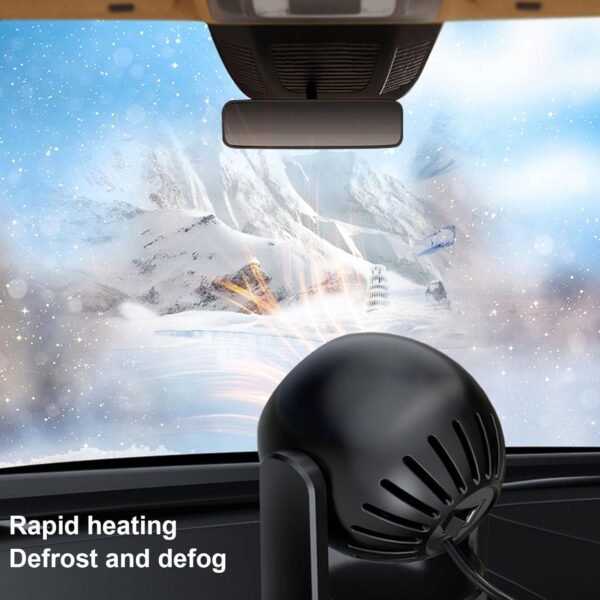 kokdid 12V/24V Auto Camion Riscaldatore Elettrico Soffiante Ventilatore Sbrinatore Ventilatore di Riscaldamento Portatile Parabrezza Defogger Riscaldamento - Image 9