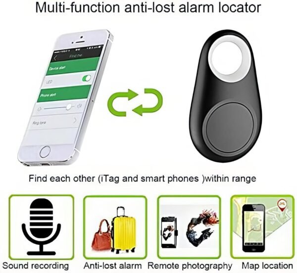 TOTMOX 4X Smart Tracker Key Finder Localizzatore Bluetooth senza fili Sensore di allarme anti-perso Telecomando per bambini Localizzazione Chiavi del telefono Portafogli Ricerca articoli per bagagli - Image 7