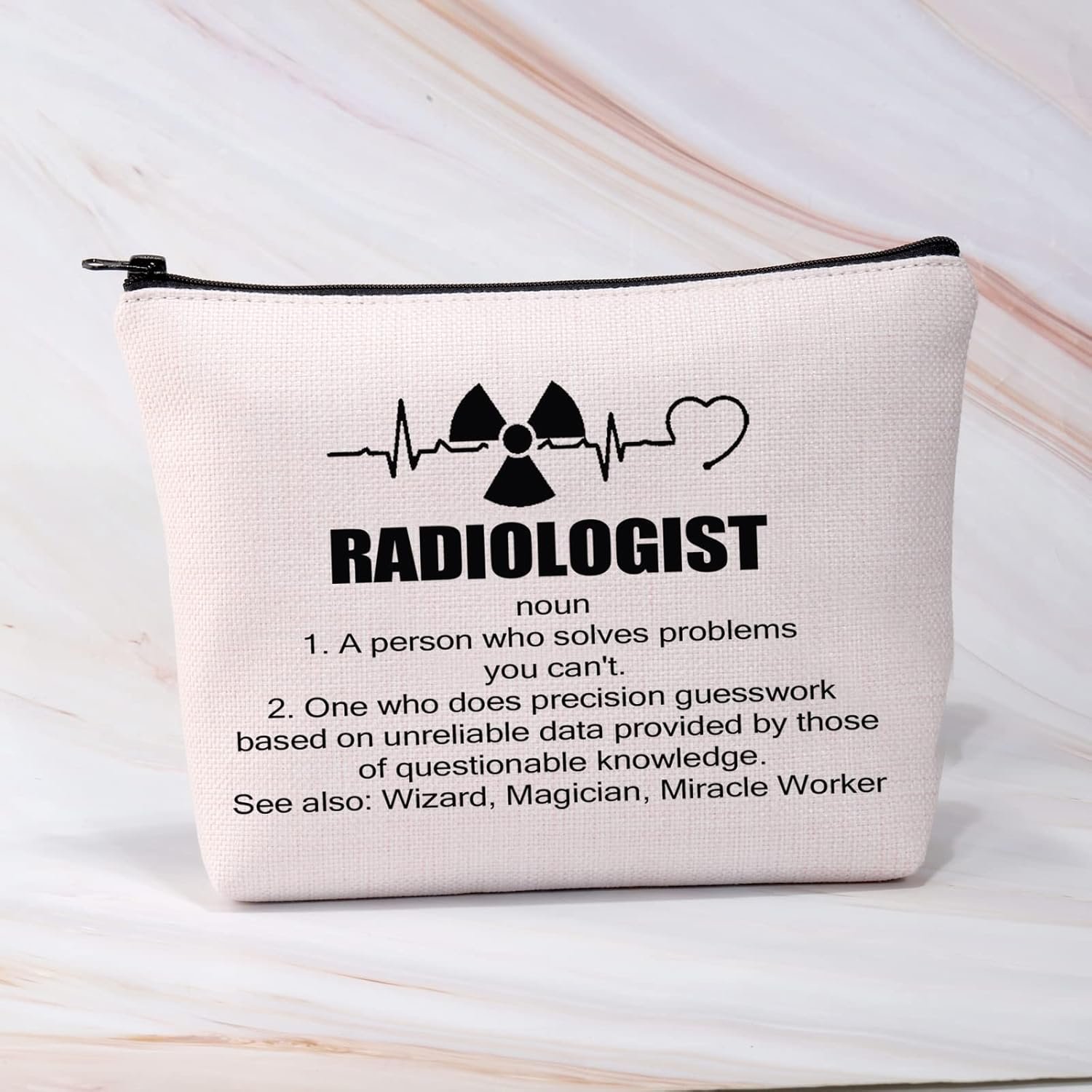 PLITI Radiologo Definizione Regalo Radiologia Makeup Bag Radiologo Tecnico Regalo Radiologia Laurea Regalo X-Ray Tech Regalo, Radiologo Definu - Image 7
