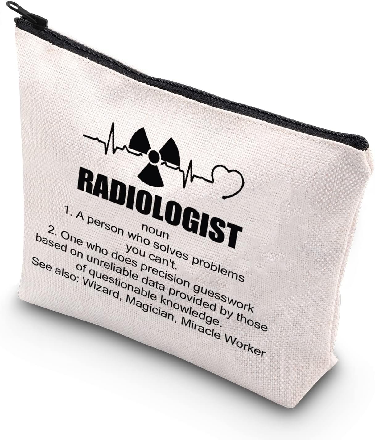 PLITI Radiologo Definizione Regalo Radiologia Makeup Bag Radiologo Tecnico Regalo Radiologia Laurea Regalo X-Ray Tech Regalo, Radiologo Definu