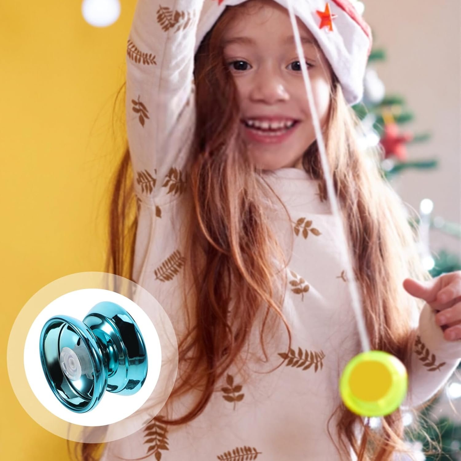 JOINPAYA Palla Reattiva in Lega Yoyo Palla Yoyo in con Corde per Principianti Bambini Adulti Giocatori Tecnologia di Ritorno Automatico Palla - Image 2