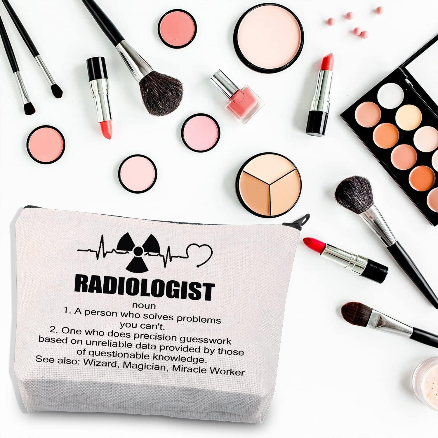 PLITI Radiologo Definizione Regalo Radiologia Makeup Bag Radiologo Tecnico Regalo Radiologia Laurea Regalo X-Ray Tech Regalo, Radiologo Definu - Image 4