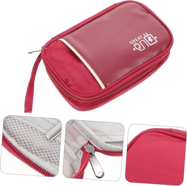 Hoement Borsa Per Accessori Da Viaggio Custodia Portatile Per Organizzatore Di Cavi Organizer Per Elettronica Custodia Per Elettronica Borsa Per Elettronica Custodia Per Caricabatterie - Image 8