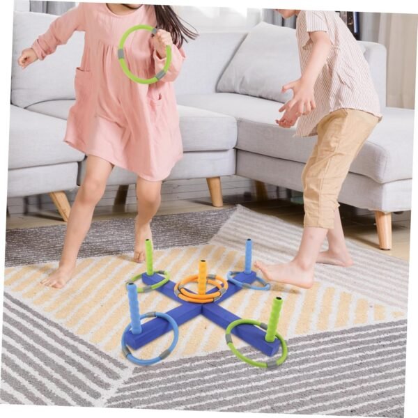 KOMBIUDA Cross Five Toss Game Bambini Lancio Giocattolo Gioco Lancio Giocattolo Giocattoli da Lancio Giocattolo per Bambini Casuale - Image 2