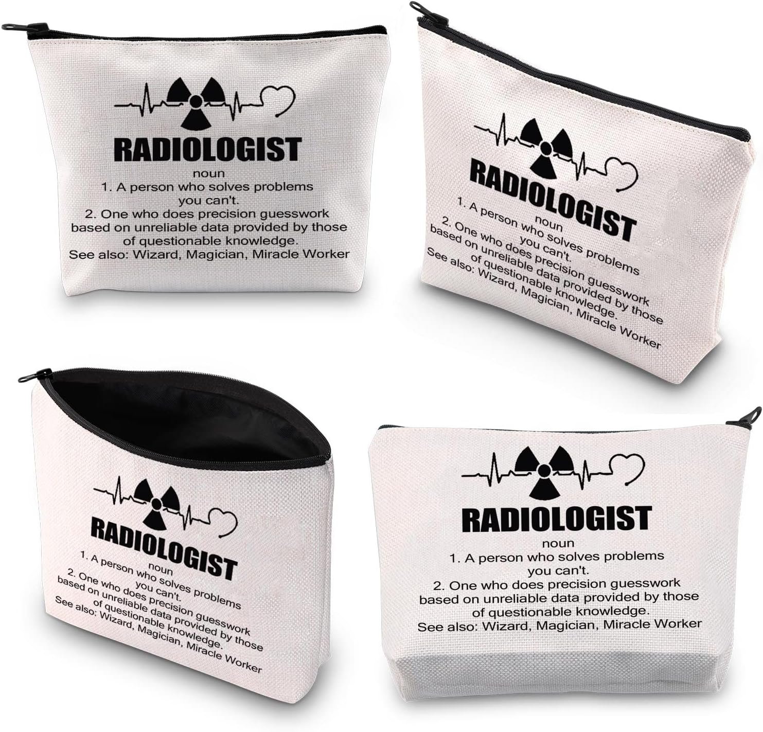 PLITI Radiologo Definizione Regalo Radiologia Makeup Bag Radiologo Tecnico Regalo Radiologia Laurea Regalo X-Ray Tech Regalo, Radiologo Definu - Image 5