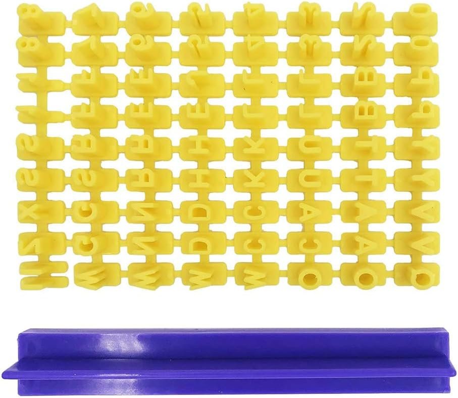 Stampi per biscotti a forma di numero e lettere, per bambini, gadget da forno