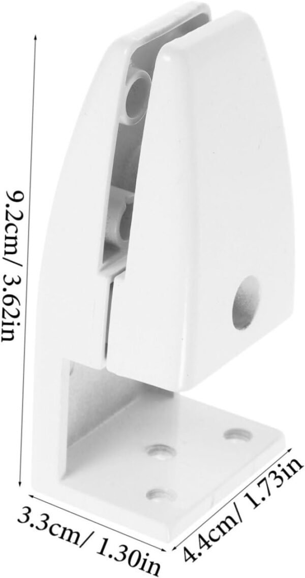 Clip per Schermo da Scrivania Tecnologia Auto Porta Tablet a Collo D'Oca Lampada a Clip Lampada da Scrivania Orientabile Clip Divisorio da Scrivania Gadget Bianca Lega di Alluminio - Image 2