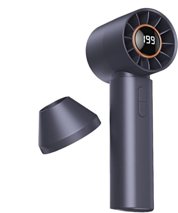 Generico Fan portatile, ventilatore a mano | Travel porta portatile personale con Turbo Tech,Adeguamento a più velocità per casa, attività all'aperto, campeggio, lavoro, spiaggia - Image 7