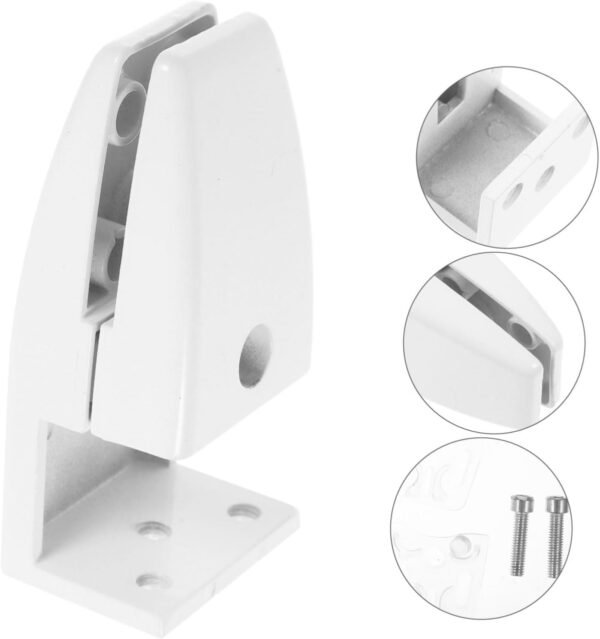 Clip per Schermo da Scrivania Tecnologia Auto Porta Tablet a Collo D'Oca Lampada a Clip Lampada da Scrivania Orientabile Clip Divisorio da Scrivania Gadget Bianca Lega di Alluminio - Image 6