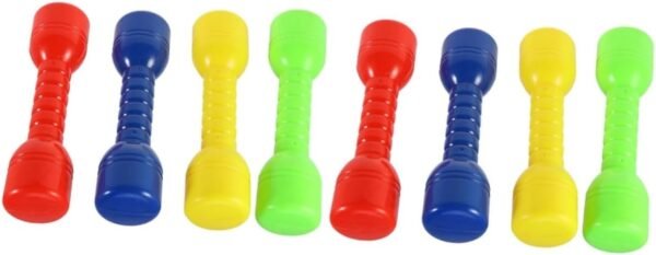 ifundom 8 Pz manubrio per bambini giocattolo educativo sportivo mini giocattolo con manubri attrezzi palestra attrezzatura palestra gym set giocattoli esercizio manubri piccoli manubri