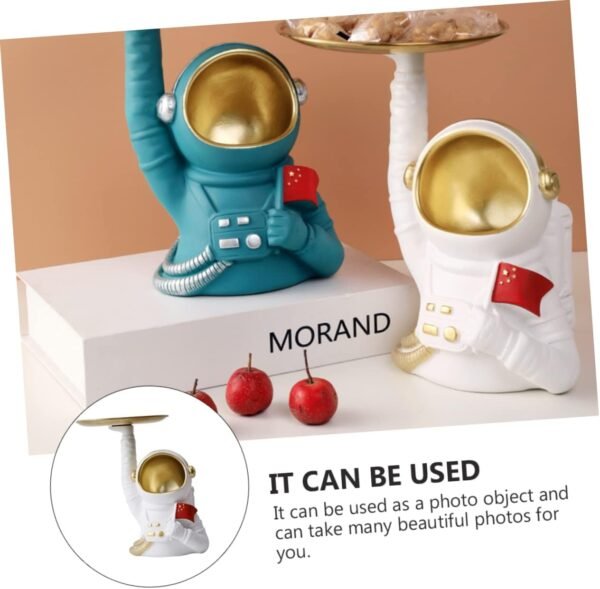 CALLARON 2 Pz piatto di gioielli aereo Gadget giocattoli arredamento bedroom decoration Decorazione per scaffali domestici vassoio portaoggetti decorativo Ornamento domestico resina bianca - Image 7