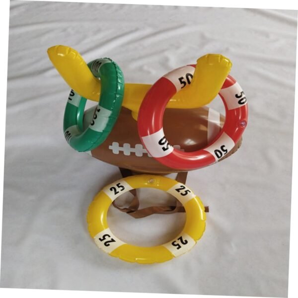 Giocattolo Per Il Lancio Dell'anello Giocattolo Del Cervello Anelli Di Lancio Dell'anello Bambini Che Lanciano Anelli Gonfiabili Giocattoli Puzzle Giocattoli Da Lancio All'aperto - Image 3