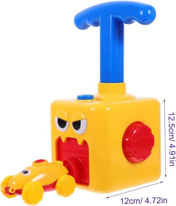 ibasenice Giocattolo Per Auto Per Bambini Giocattoli Per Auto Da Ragazza Mongolfiera Inerziale Macchina Per Palloncini Giocattolo Gonfiabile Palloncini Per Auto Elettriche Palloncino Yellow - Image 6