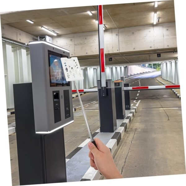 Asta telescopica di bloccaggio parcheggio titolare della tessera per il parcheggio dell'auto arredamento parà kit & canne per gadget facili prevenire lo strumento di parcheggio AbS - Image 6