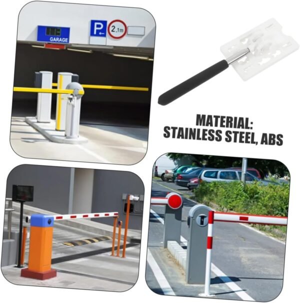 Asta Telescopica Di Bloccaggio Parcheggio Titolare Della Tessera Per Il Parcheggio Prevenire Lo Strumento Di Parcheggio Leva Di Parcheggio Assistito Asta Del Veicolo - Image 3