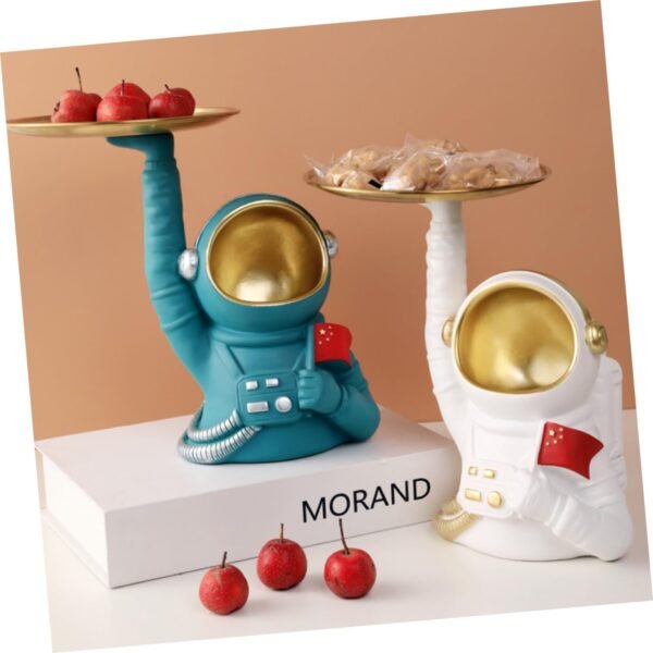 CALLARON 2 Pz piatto di gioielli aereo Gadget giocattoli arredamento bedroom decoration Decorazione per scaffali domestici vassoio portaoggetti decorativo Ornamento domestico resina bianca - Image 8