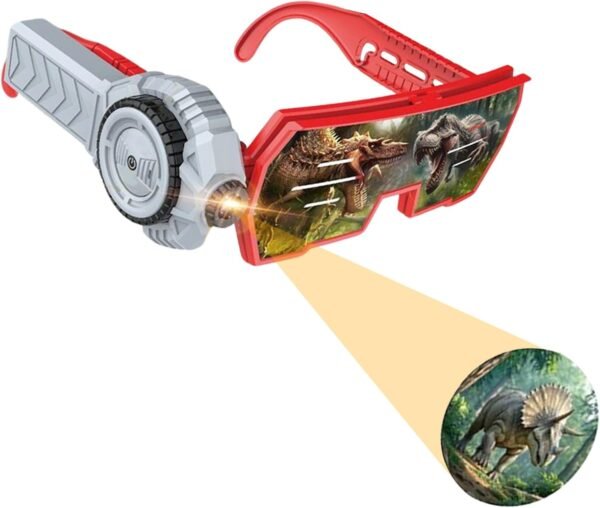 Giocattoli per occhiali da proiezione per bambini, gadget di occhiali divertenti, 20 temi di proiezione scientifica visione tecnologica del modulo proiettore a flip-up per la festa di compleanno di ra