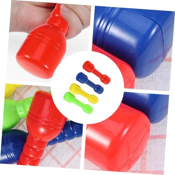 ifundom 8 Pz manubrio per bambini giocattolo educativo sportivo mini giocattolo con manubri attrezzi palestra attrezzatura palestra gym set giocattoli esercizio manubri piccoli manubri - Image 2