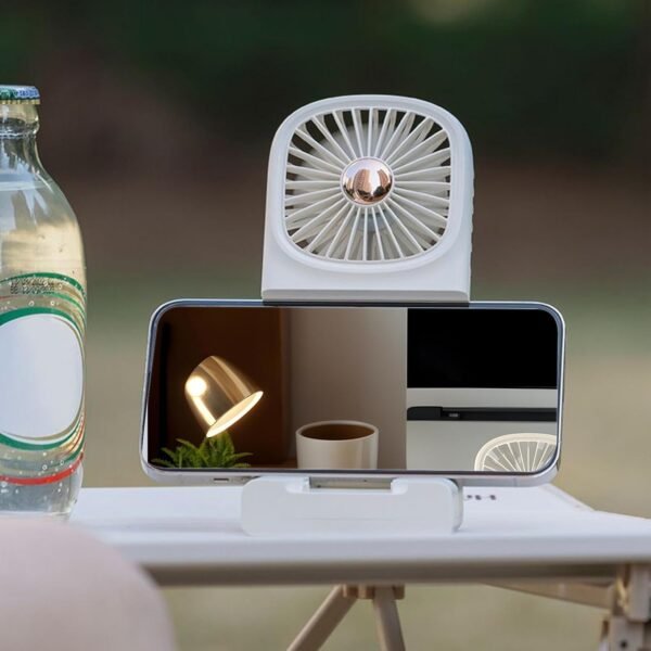 Generico Fan personale portatile, fan di viaggio personale | Pieging Small Desk Fan con display digitale | Raffreddare il gadget, soffiatore di raffreddamento per esterno interno, caldo - Image 3