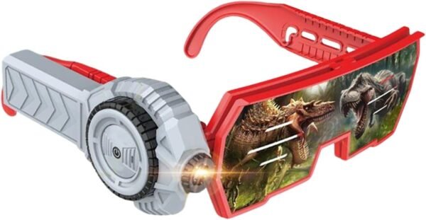 Giocattoli per occhiali da proiezione per bambini, gadget di occhiali divertenti, 20 temi di proiezione scientifica visione tecnologica del modulo proiettore a flip-up per la festa di compleanno di ra - Image 6