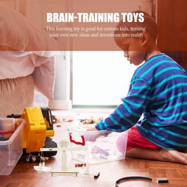 ifundom 1 Set Tecnologia Piccola Produzione Proiettore Bilancia Bilancia Kit Di Apprendimento Kit Per Proiettore Sensoriale Scienza Kit Di Apprendimento Miniature Fai Da Te - Image 9