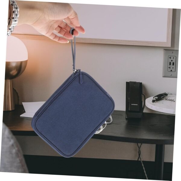 Borsa Portaoggetti Per Cavi Elettronici Organizer Per Gadget Cerniera Robusta Doppio Per Un Facile Accesso Agli Accessori Da Viaggio Organizer Tecnologico - Image 7
