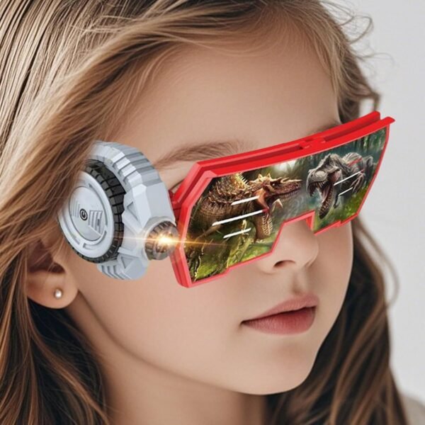 Giocattoli per occhiali da proiezione per bambini, gadget di occhiali divertenti, 20 temi di proiezione scientifica visione tecnologica del modulo proiettore a flip-up per la festa di compleanno di ra - Image 9