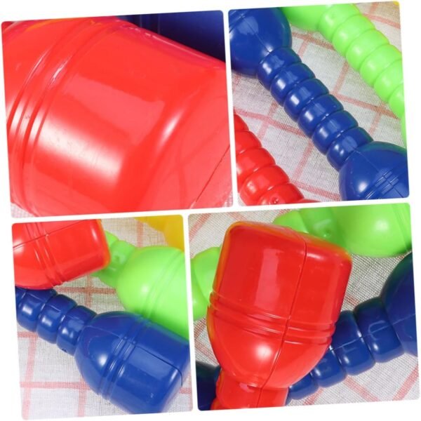 ifundom 8 Pz manubrio per bambini giocattolo educativo sportivo mini giocattolo con manubri attrezzi palestra attrezzatura palestra gym set giocattoli esercizio manubri piccoli manubri - Image 4