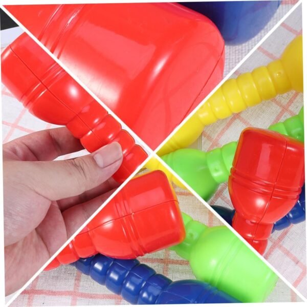ifundom 8 Pz manubrio per bambini giocattolo educativo sportivo mini giocattolo con manubri attrezzi palestra attrezzatura palestra gym set giocattoli esercizio manubri piccoli manubri - Image 7