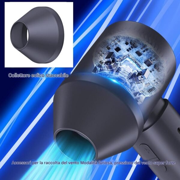 Generico ventilatore, ventilatore portatile - ventilatore personale con Turbo Tech - Motore ad alta velocità, display digitale, per campeggio a batteria per donne - Image 5