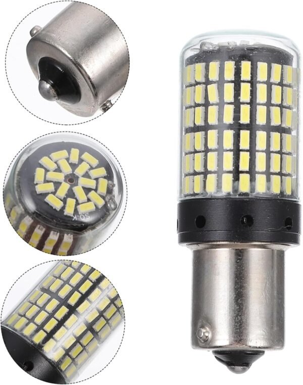 ULTECHNOVO 2 Pezzi Lampadina Led Per Lampada Freno Auto - Lampada Stroboscopica Tecnologia Led Ad Alta Efficienza - Image 6