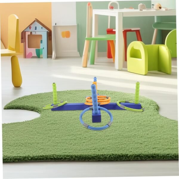 COSMEVIVI 1 Set Anello Anello Giocattolo Bambini Che lanciano Anelli Giocattoli Giocattolo per Il Lancio dell'anello Giocattoli per Bambini Giochi da Esterno per Bambini Toys Nr - Image 2