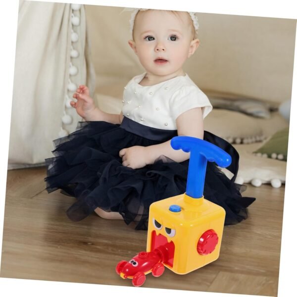 ibasenice Giocattolo Per Auto Per Bambini Giocattoli Per Auto Da Ragazza Mongolfiera Inerziale Macchina Per Palloncini Giocattolo Gonfiabile Palloncini Per Auto Elettriche Palloncino Yellow - Image 4