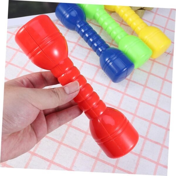 ifundom 8 Pz manubrio per bambini giocattolo educativo sportivo mini giocattolo con manubri attrezzi palestra attrezzatura palestra gym set giocattoli esercizio manubri piccoli manubri - Image 3