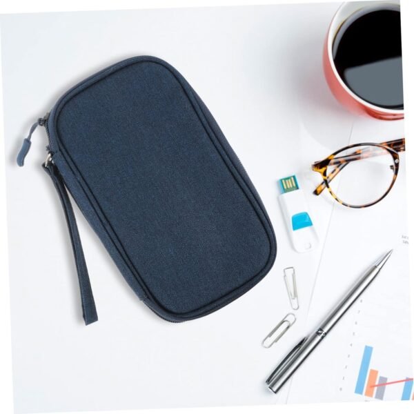 GAROZATION Kit Di Accessori Digitali Borsa Da Viaggio Cavo Usb Organizzatore Tecnologico Bidone Borsa Elettronica Fermacavi Caso Tecnologico Cestino Ssd Borse Vuoto Tessuto Composito - Image 5