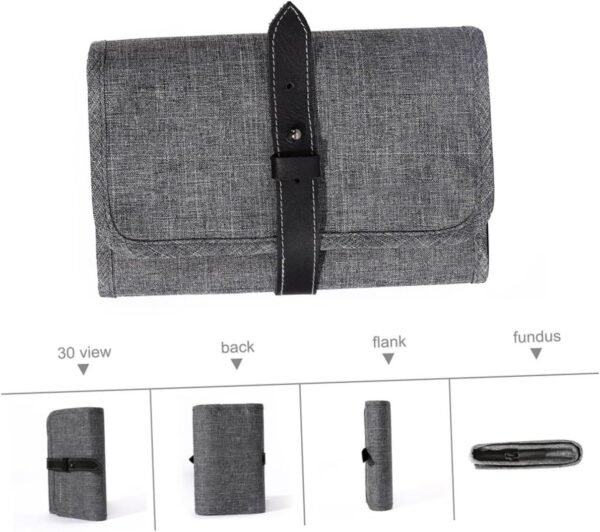 jojofuny Borsa Organizer Per Cavi Di Capacità Custodia Per Cavi Usb Per Elettronica Accessori Da Viaggio Pieghevoli Organizer Tecnologico - Image 2