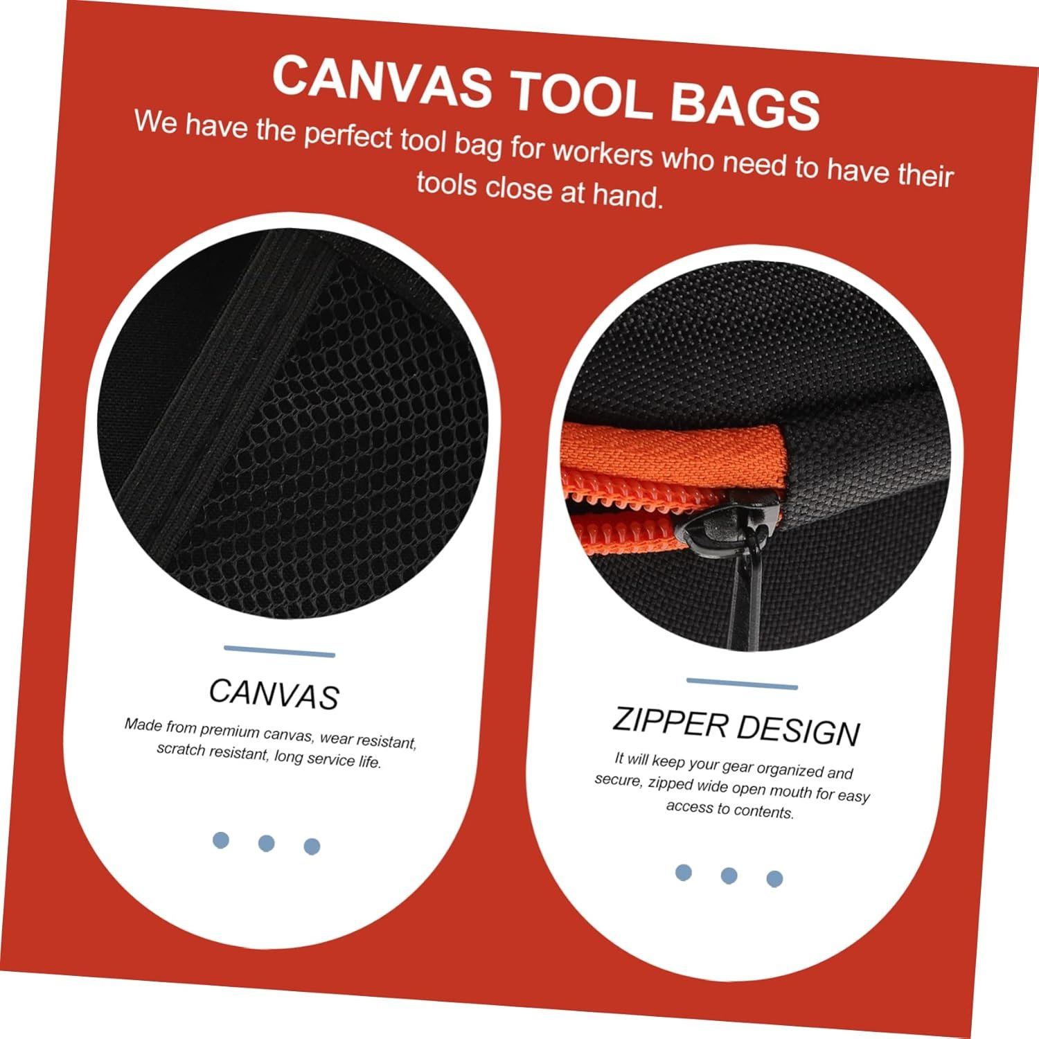 OSALADI 2 Pezzi Kit Di Strumenti Gadget Tecnologici Borsa Da Elettricista Cacciavite Trapano Da Tasca Strumenti Cavo Con Cerniera Cassetta Degli Attrezzi Cintura Auto Elettrica Kit Di - Image 5