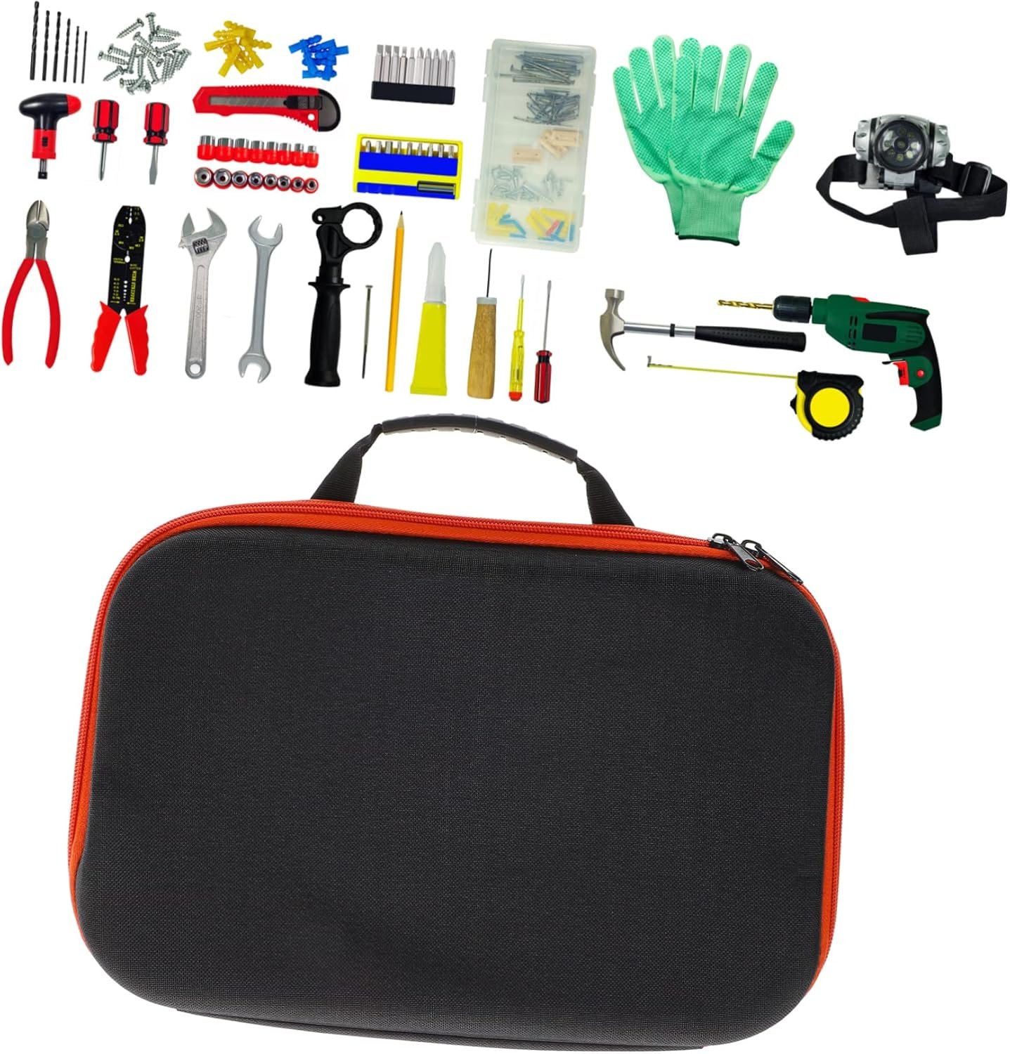 OSALADI 2 Pezzi Kit Di Strumenti Gadget Tecnologici Borsa Da Elettricista Cacciavite Trapano Da Tasca Strumenti Cavo Con Cerniera Cassetta Degli Attrezzi Cintura Auto Elettrica Kit Di - Image 8