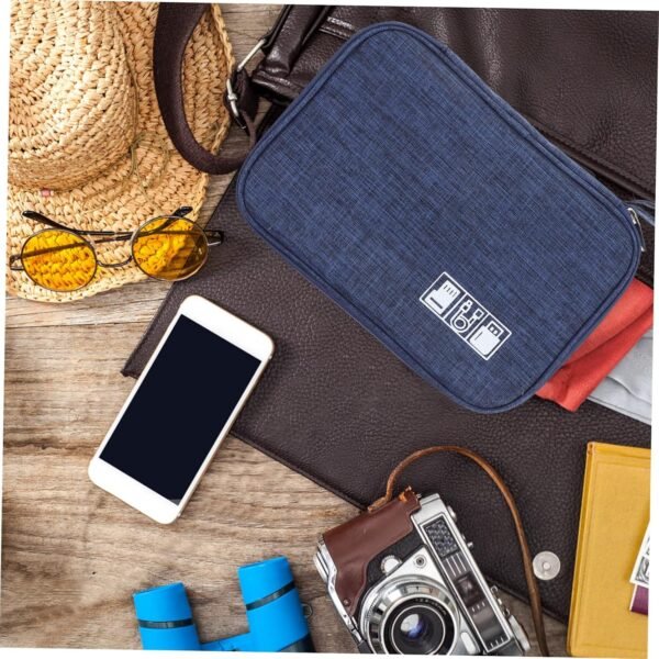 Borsa Organizer Per Cavi E Gadget Organizza La Tua Tecnologia Borsa Elettronica Per Caricabatterie Organizer Da Viaggio Di Rete Salvaspazio - Image 7