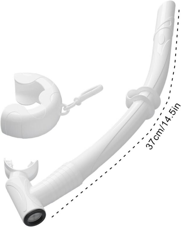 Tubo respiratorio per bambini, comodo tubo da snorkeling per bambini, attrezzatura flessibile per allenamento, bocchino pieghevole, gadget per immersioni e snorkeling per principianti - Image 5