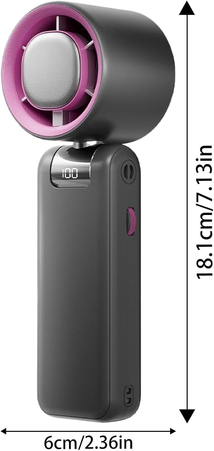 Generico Fan personale, fan portatile personale - Ventola di raffreddamento pieghevole | Dispositivo di circolatore ad aria ricaricabile USB per casa, studio, viaggi, shopping, campeggio - Image 5