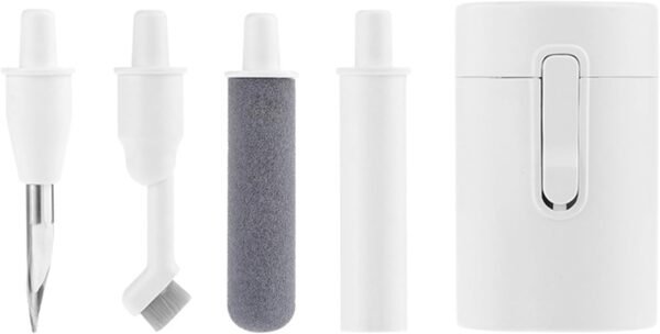 Avejjbaey Set di pulizia per gadget elettronici Cleaner con spazzola morbida penna di pulizia riutilizzabile per auricolari telefoni pulizia precisa - Image 6