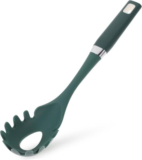MAGICLULU Cucchiaio Per Pasta Antigraffio Cucchiaio Per Pasta in Silicone Mestolo Per Spaghetti Gadget Da Cucina Paletta Manico Carino Stile Casuale